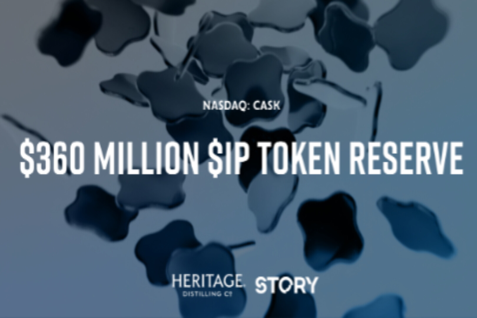 Story는 미국 상장 기업인 Heritage Distilling과 협력하여 a16z Crypto를 포함한 최고 벤처 캐피털 회사의 지원을 받아 3억 6천만 달러 규모의 IP 토큰 보유 전략을 출시했습니다.