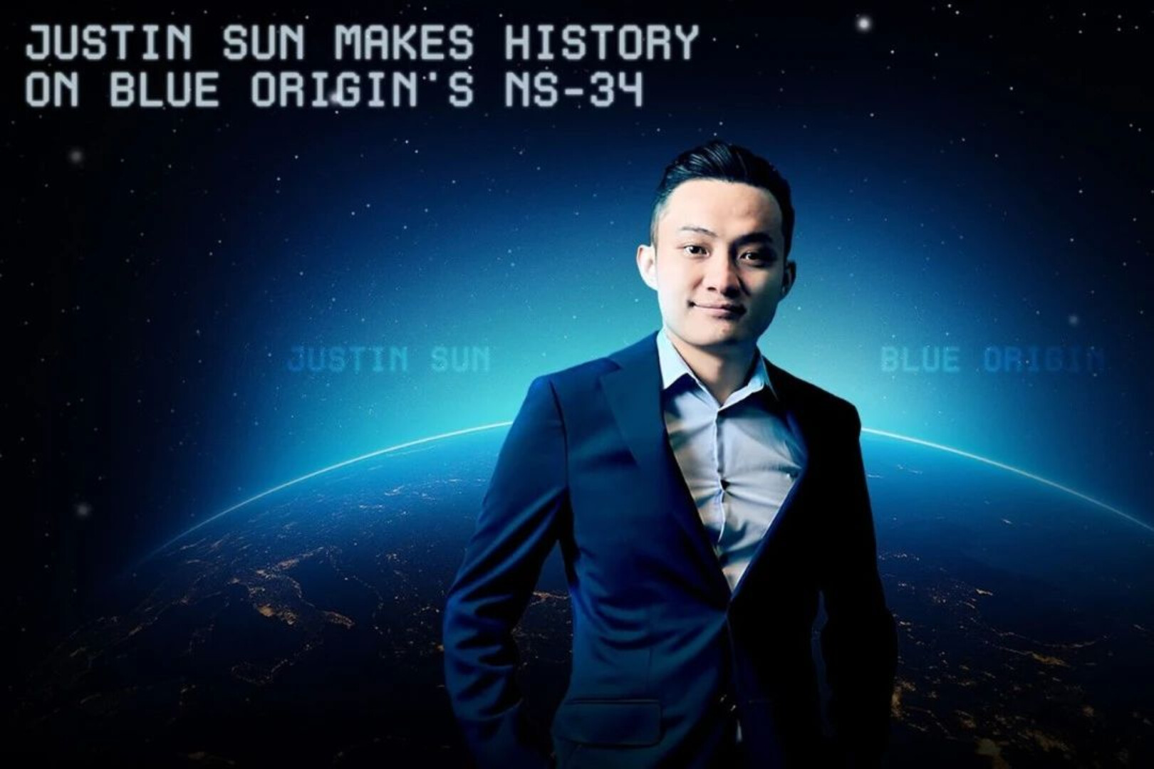 知名外媒聚焦：孙宇晨携带波场社区1000个心愿，完成蓝色起源太空飞行