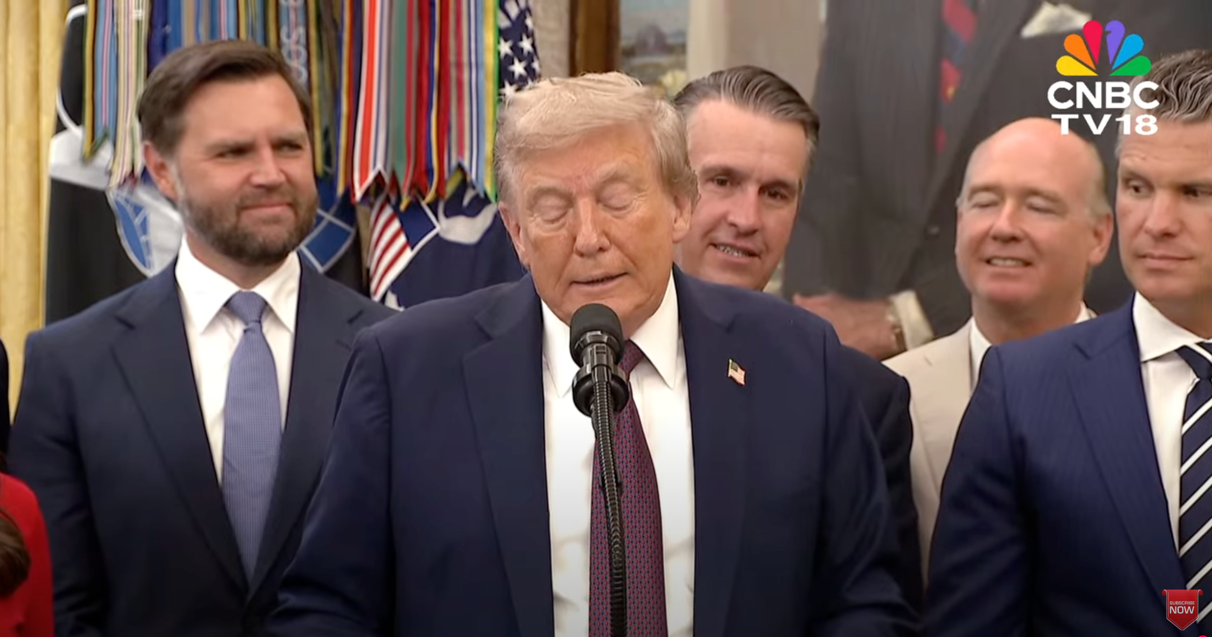 Trump appeared on live broadcast, breaking rumors of critical illness