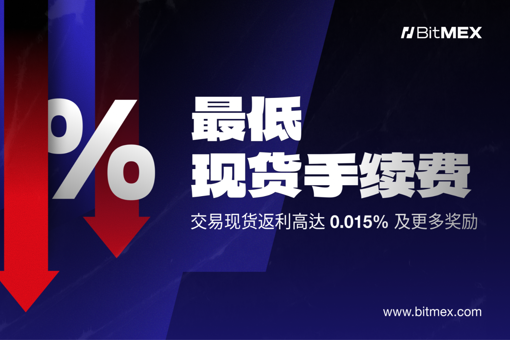 BitMEX将现货交易手续费降低50%并引入挂单返利，奖励提供流动性交易员