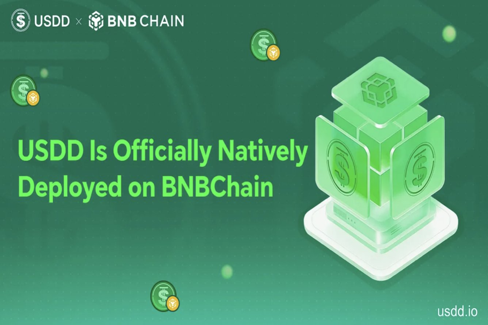 USDD上线BNBChain并启动Merkl限时空投活动