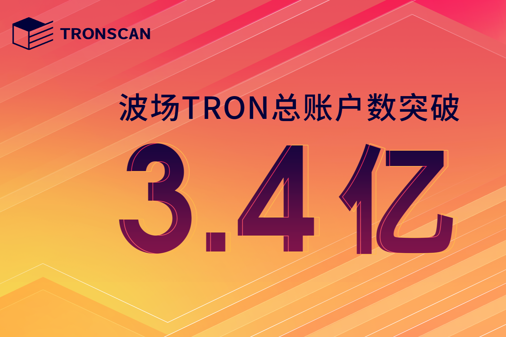 Tổng số tài khoản TRON đã vượt quá 340 triệu.