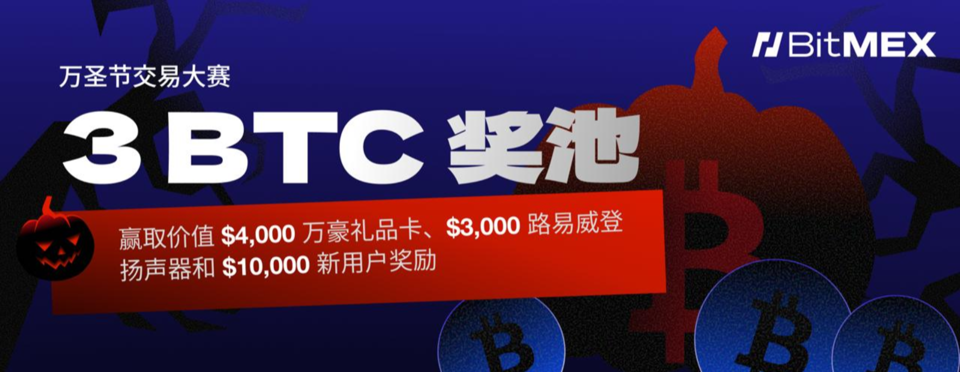 BitMEX推出「不給糖就搗蛋」 萬聖交易大賽,豪送3BTC獎金池及其他獎品
