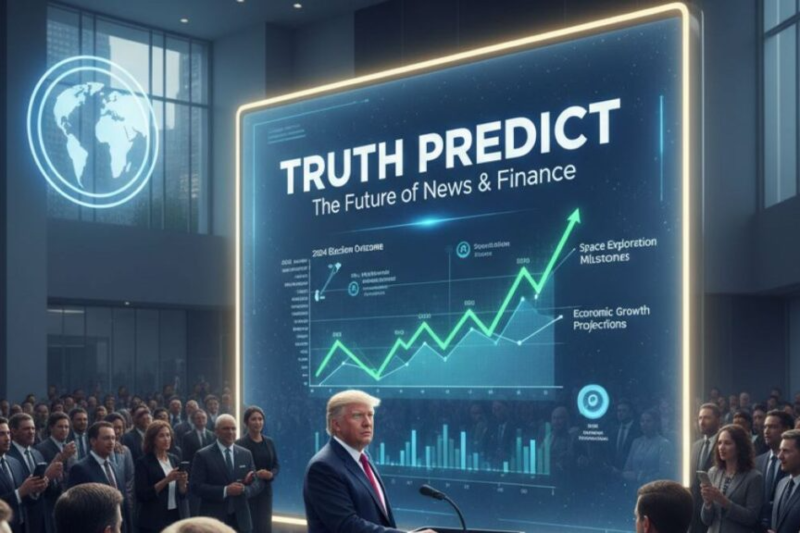 特朗普杀入预测市场:Truth Predict正面对决Polymarket
