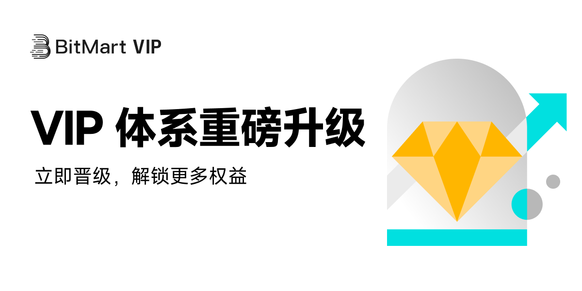 BitMart VIPシステムアップグレード：レベルアップ、参入障壁の低減、限定特典の拡充