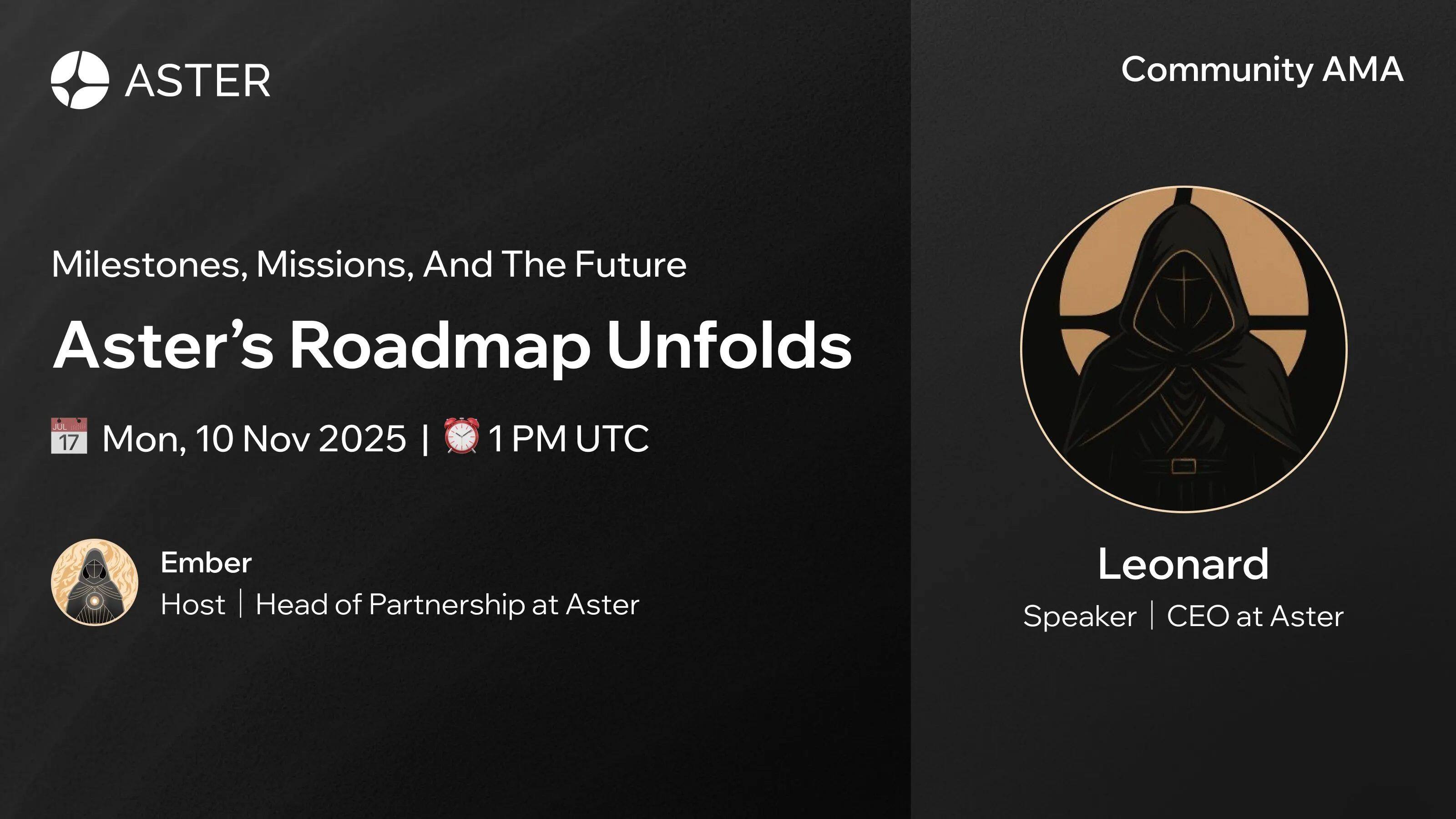 Aster CEO详解代币价值，质押与链上回购将至