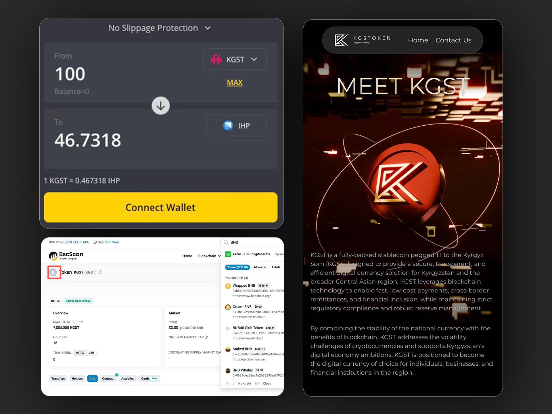 PicWe upgrades support for KGST and Kyrgyzstan hydroelectric power plant IHP RWA token trading.