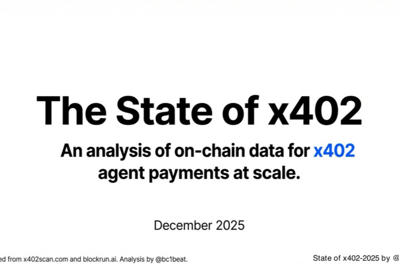 x402 December Transaction Data Analysis: What Are People Actually Building?