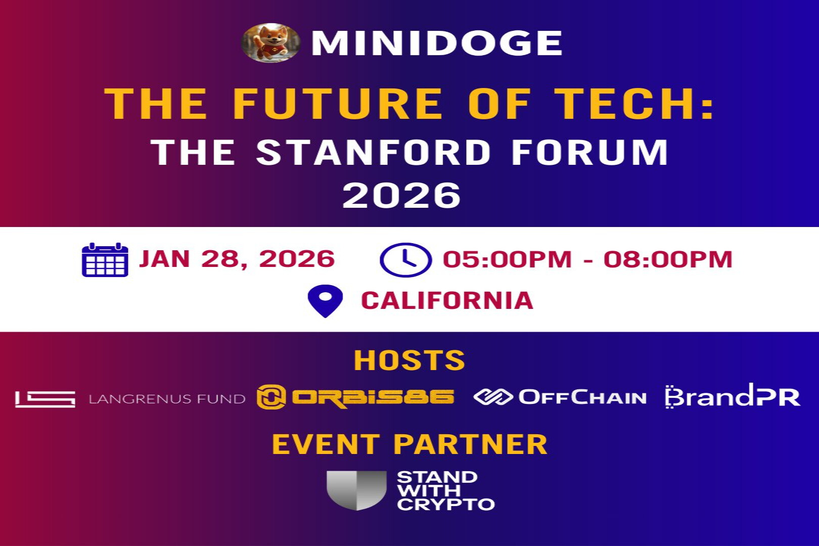 MiniDogeは1月22日にペンシルベニア大学のRWA交流イベントに登場します