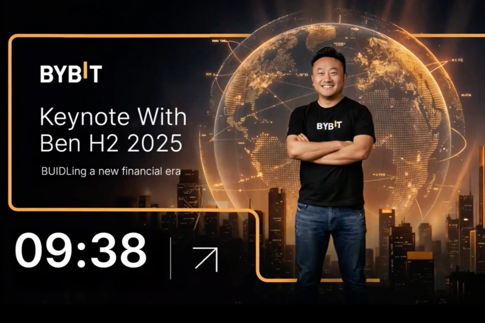 【ライブ配信中】Bybit CEO Ben Zhou の年次基調講演が開始されました