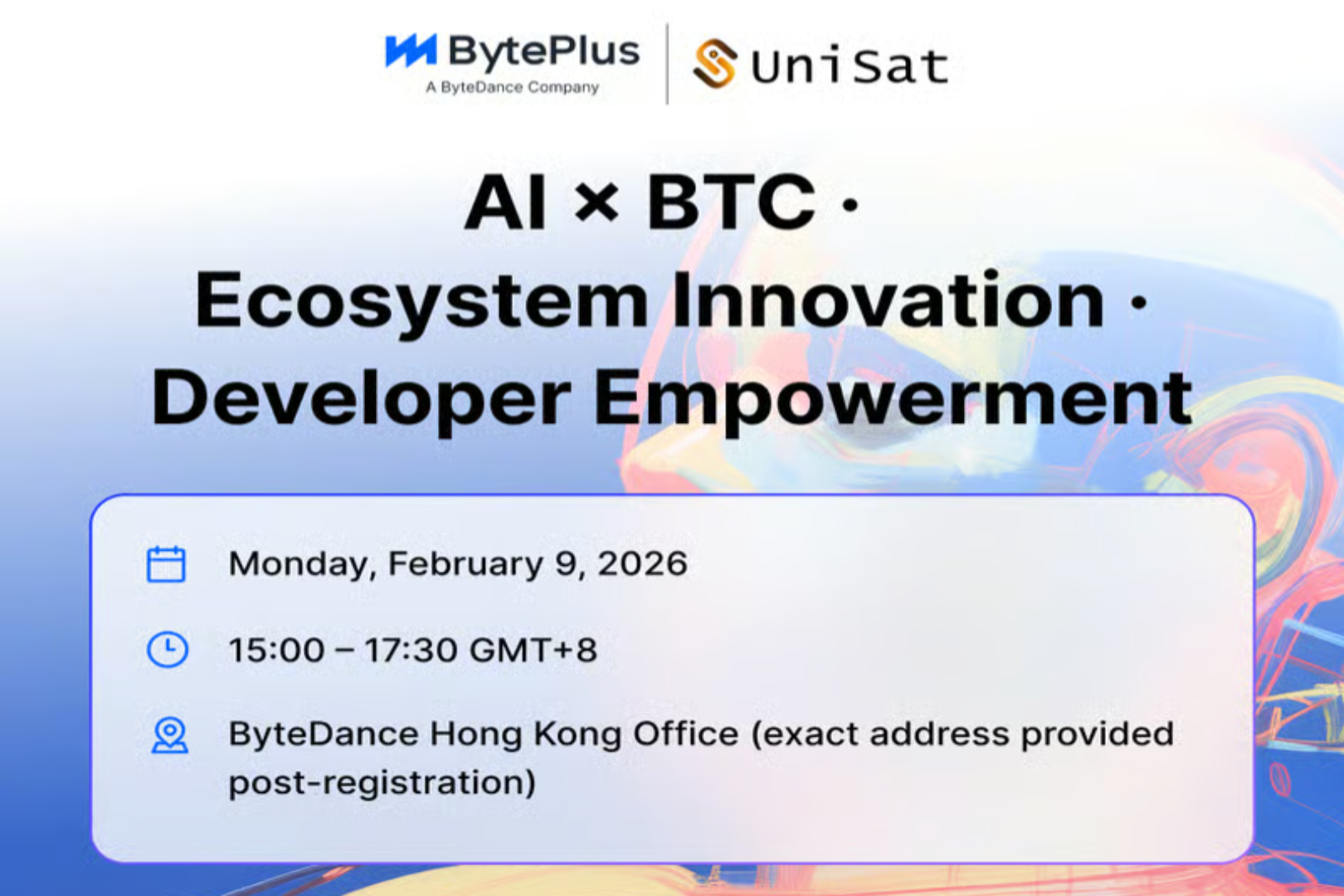 BTC+AI Developer Summit (Hong Kong)