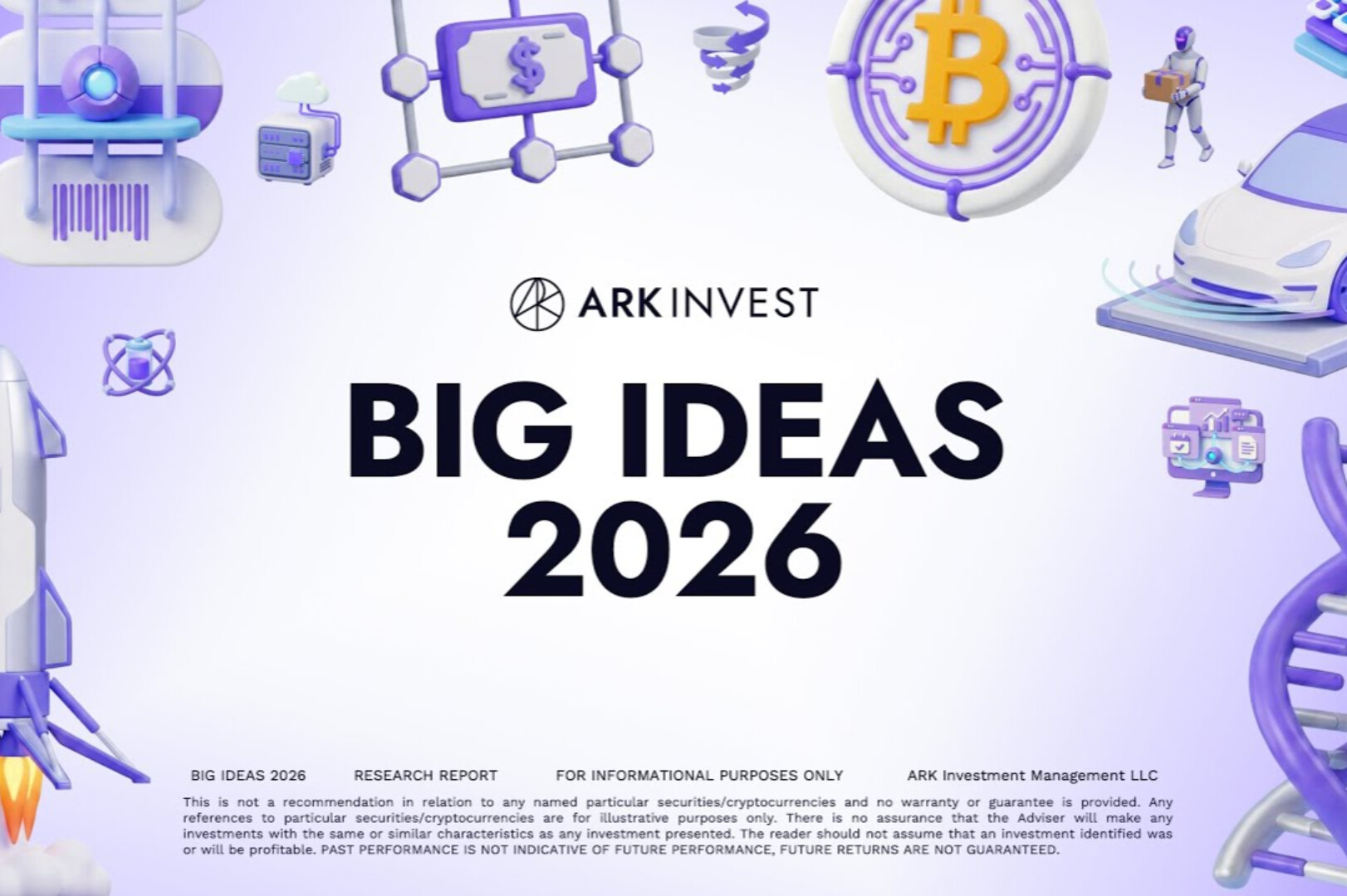 Ark Invest《Big Ideas 2026》加密篇:2030年BTC市值将上涨至16万亿美元