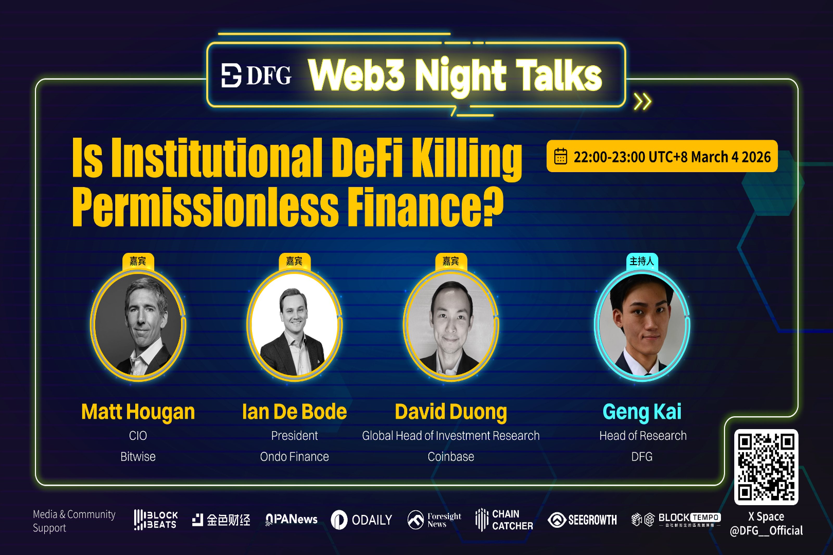 DFG Space｜机构级DeFi正在扼杀无许可金融吗？