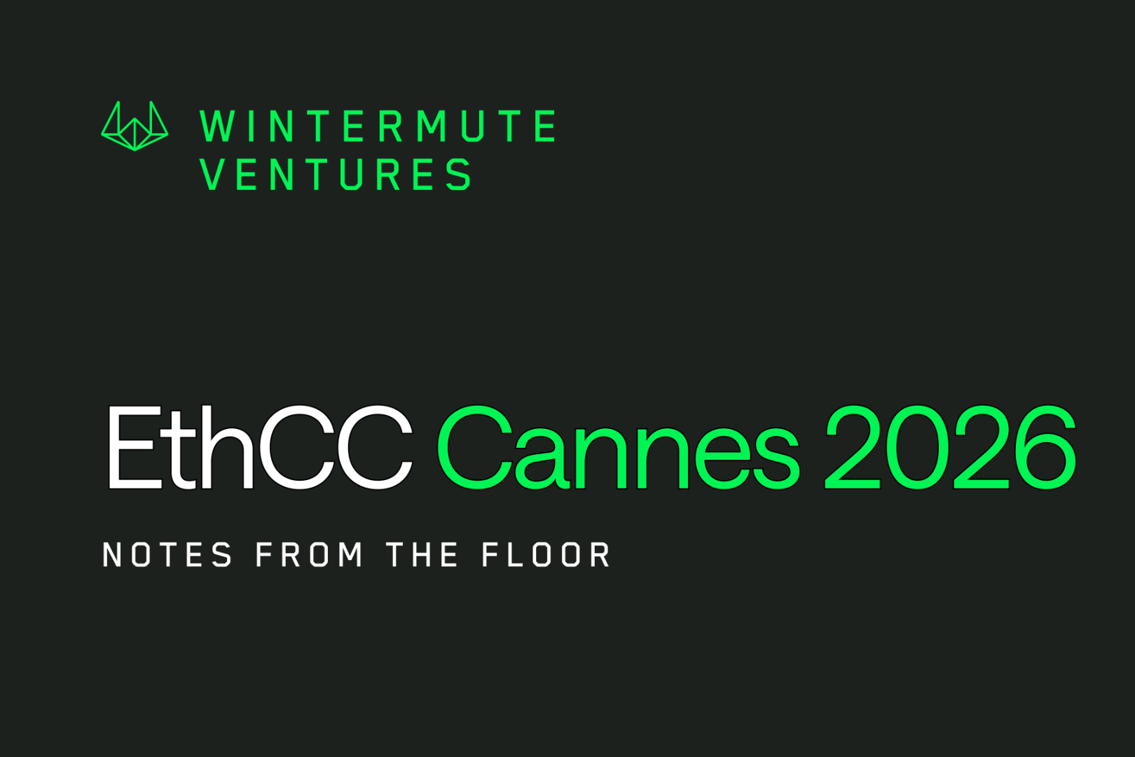 Pengamatan Wintermute EthCC: DeFi menuju Vault, dan para pendiri tidak lagi terburu-buru mengeluarkan mata uang