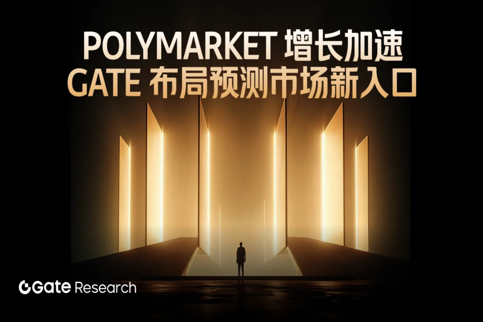 Gate 研究院：Polymarket 增长加速，Gate 布局预测市场新入口