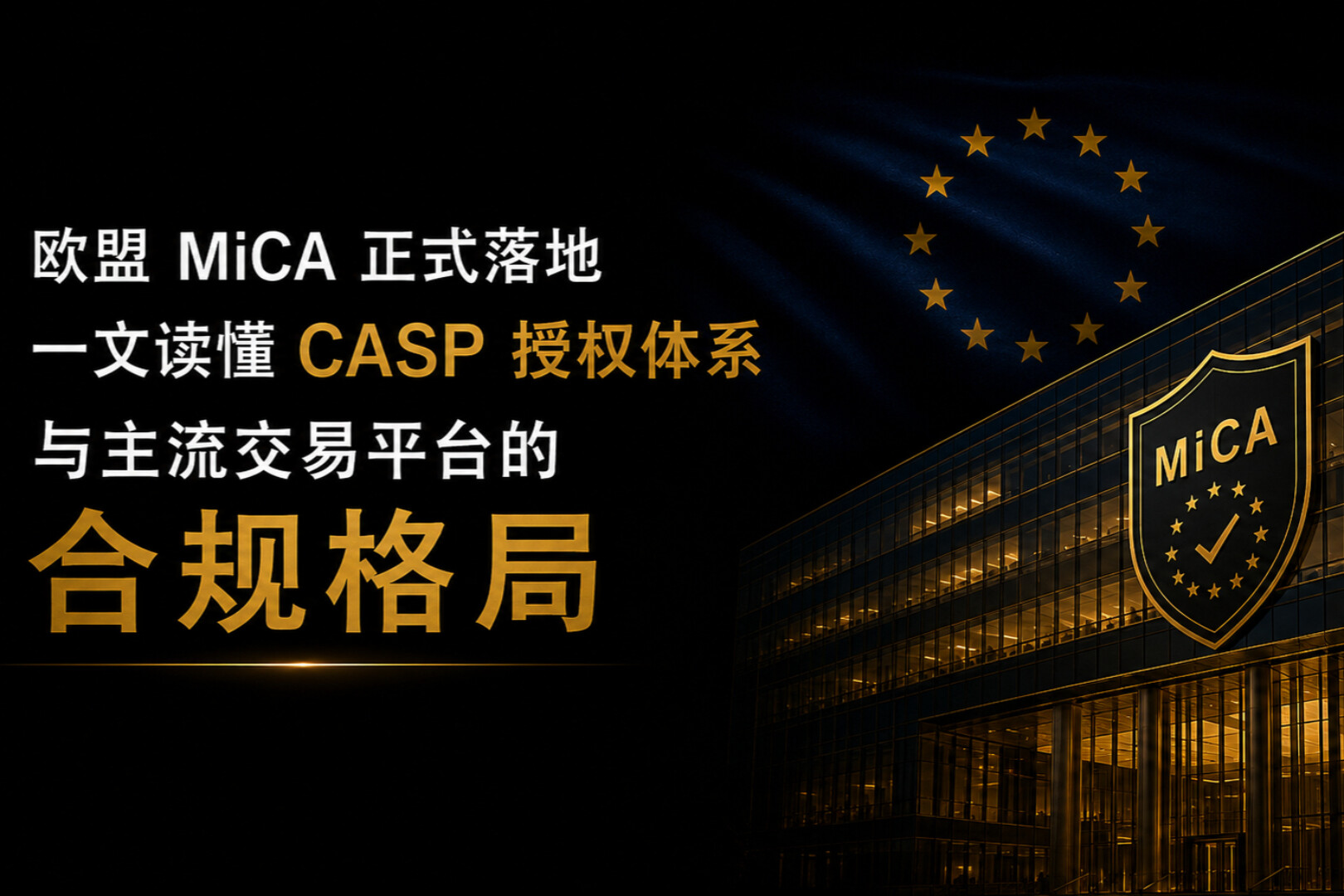EU MiCA Officially Takes Effect: A Guide to the CASP Authorization System and Compliance Landscape of Major Trading Platforms