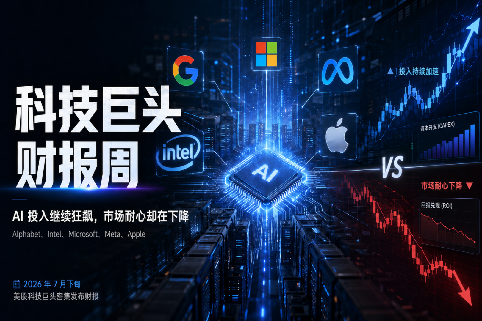 当市场开始质疑AI资本开支:五家科技巨头Q2财报全解析