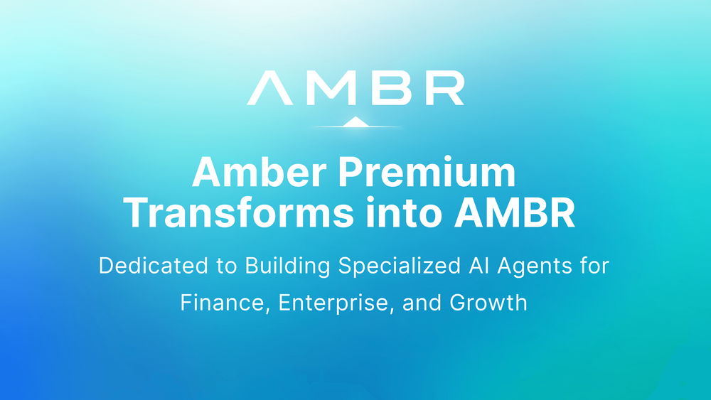 Amber Premium (Nasdaq: AMBR) - Institutional Crypto Finance