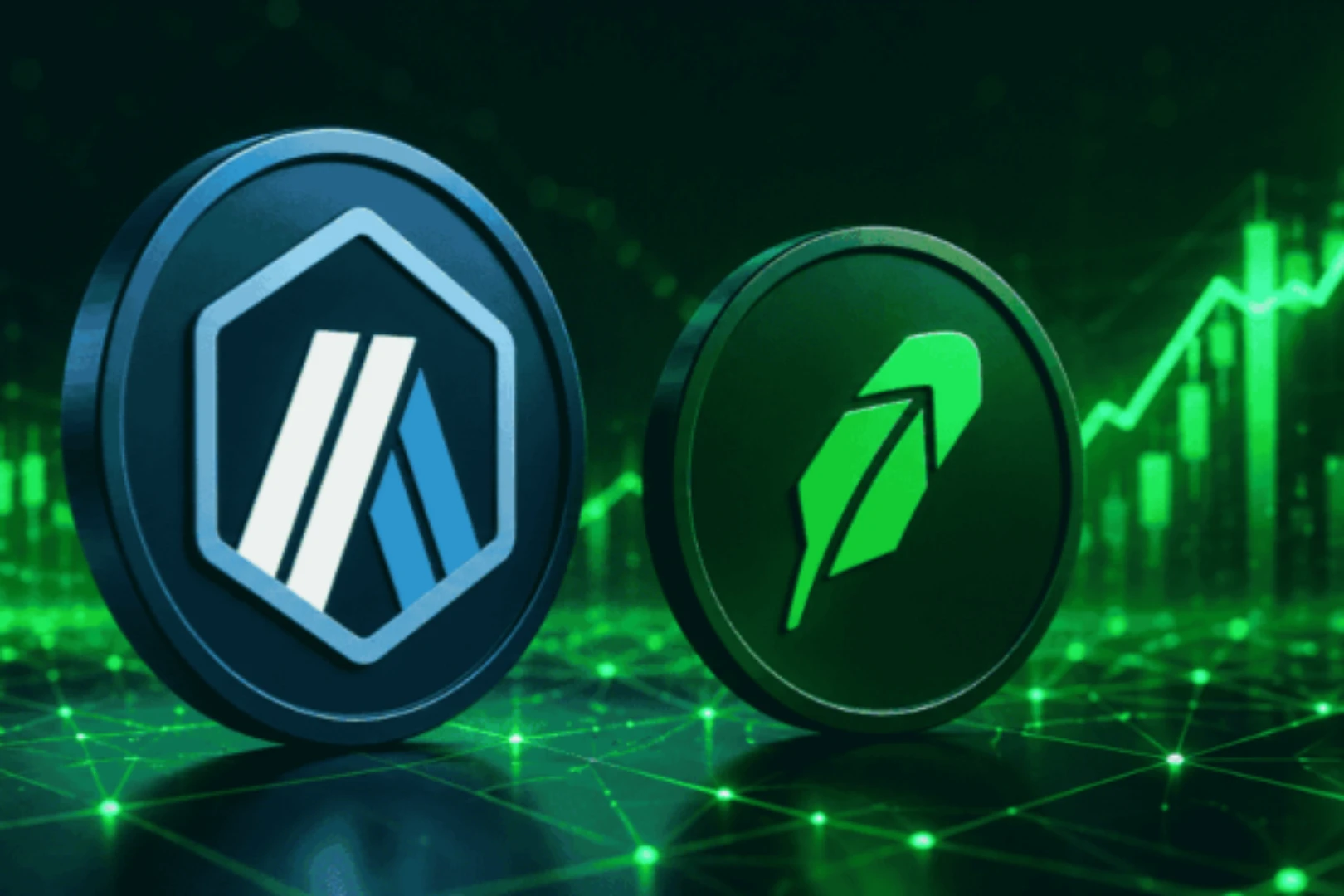 ARB Surges 30%, Robinhood Chain Begins Paying "Platform Tax"