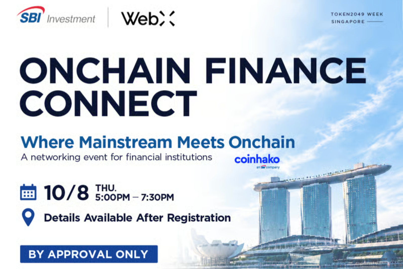 Onchain Finance Connect|TOKEN2049 Side Event