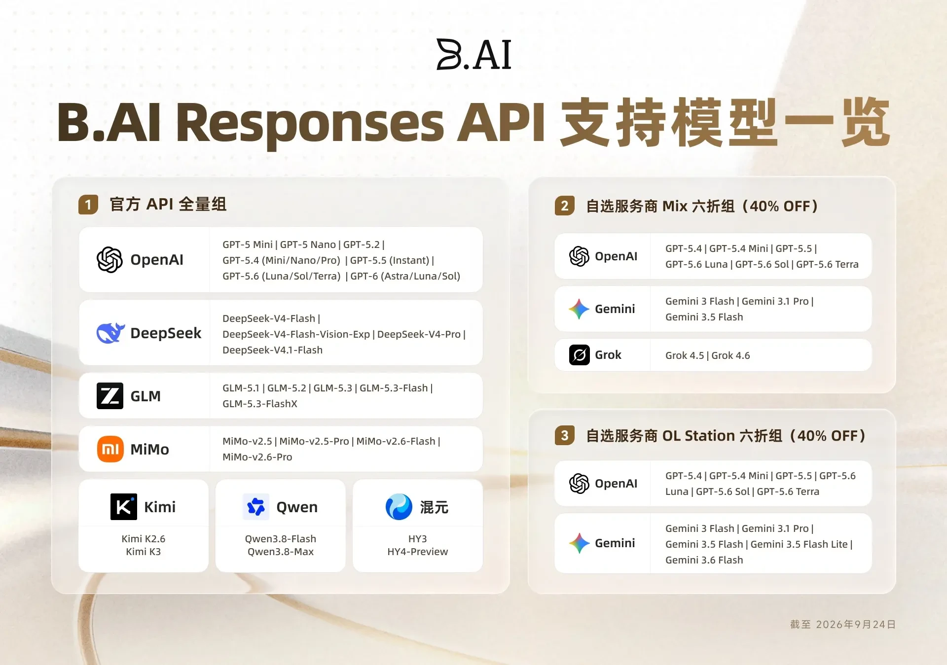 打造“AI 时代 AWS”：B.AI 重磅升级多模态矩阵与 Responses API，释放算力红利构筑普惠智能底座