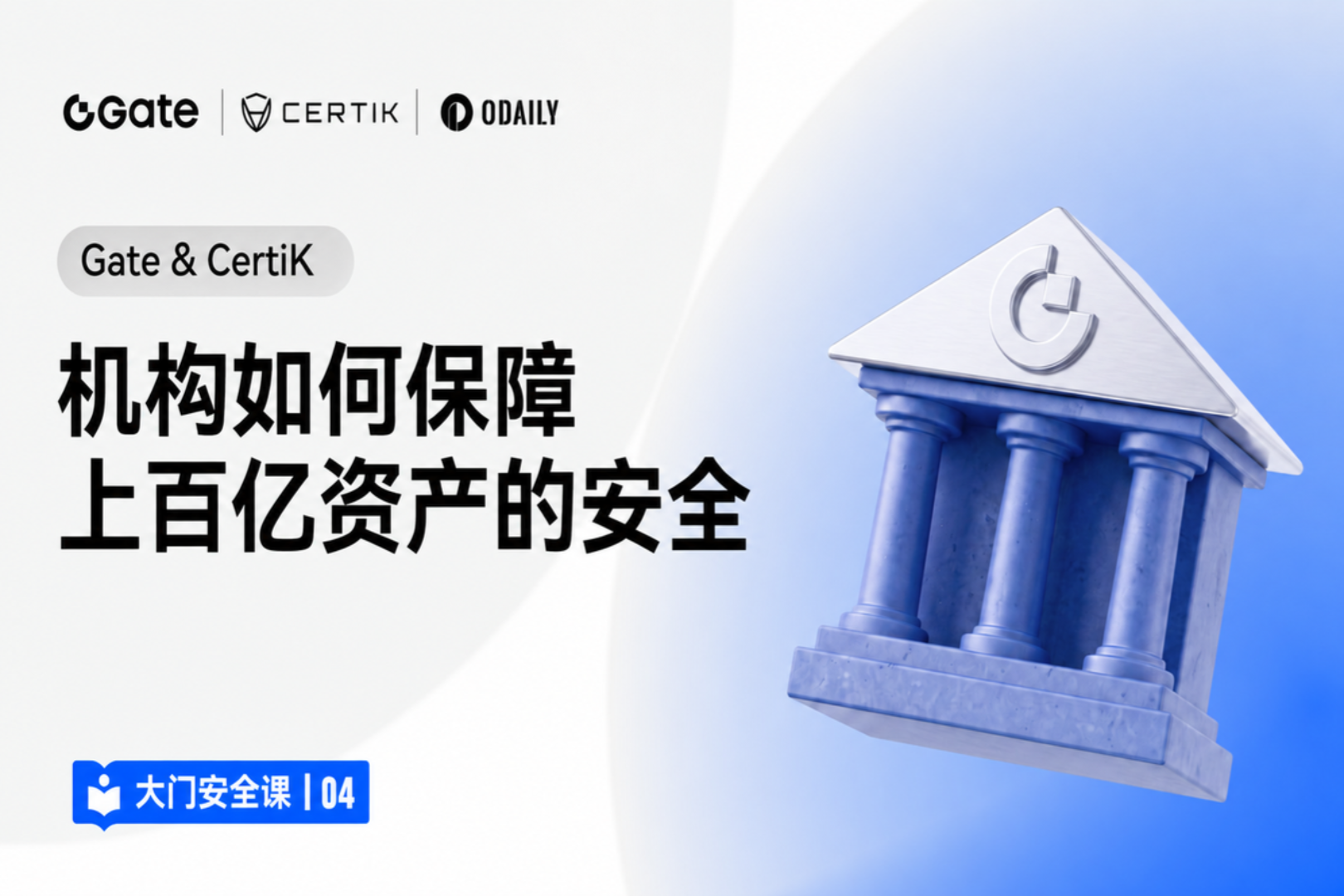 大门安全课 04｜Gate & CertiK：机构如何保障上百亿资产的安全？